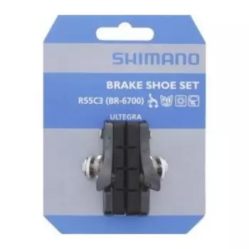 Тормозные колодки Shimano, brake pad, R55C3, Cartridge, for BR-6700, for aluminium rim, 1 pair, A154773
