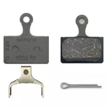 Тормозные колодки SHIMANO K05S, полимерн., пара, с пружин, с шплинтом, Y2GM98030