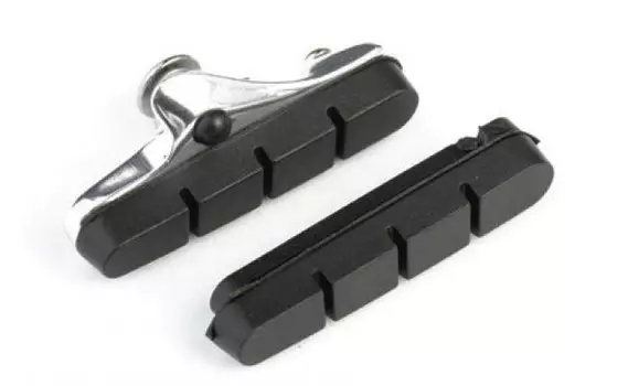 Тормозные колодки велосипедные СLARK`S картридж +сменные резинки ROAD 52мм CP240 3-208