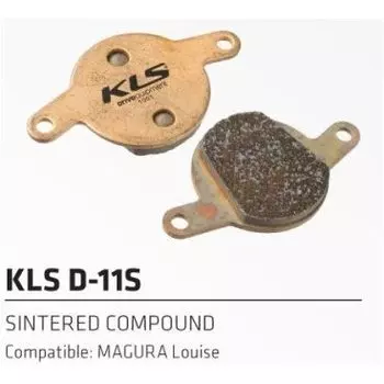 Тормозные колоднки KELLYS KLS D-11S, к дисковому тормозу, комозитные, совместим с MAGURA Louise, ZKE92265