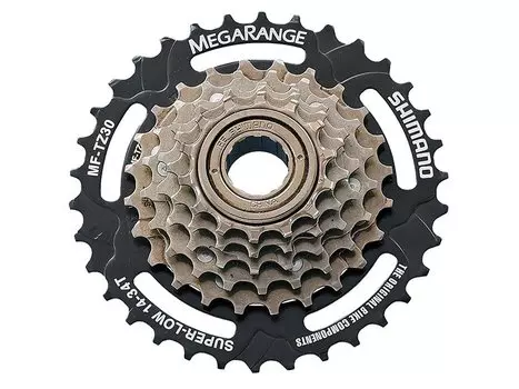 Трещотка для велосипеда Shimano Tourney TZ30, фривил, 6 скоростей, 14-34, без упаковки AMFTZ306434T