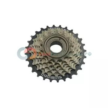 Трещотка Shimano MF-TZ500, фривил, на 7 скоростей, звезды 14-28, AMFTZ5007428CP