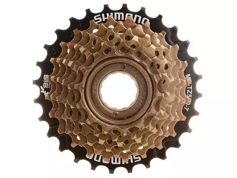 Трещотка Shimano Tourney TZ500, 7 скоростей, 14-28T, 500 г, без упаковки, AMFTZ5007428