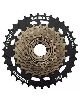 Трещотка SHIMANO TOURNEY TZ500, 7скоростей, 7х14-34, EMFTZ5007434, в упаковке, коричневый, 2-6123