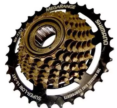 Трещотка SHIMANO TZ31, фривил, 7 скоростей, 14-34, без упаковки AMFTZ317434T