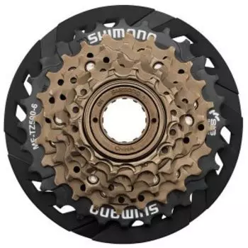 Трещотка Shimano TZ500, 7 скоростей, 14-28Т, с защитой, без упаковки, AMFTZ5007428CP