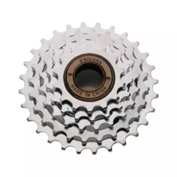 Трещотка велосипедная, 5 скоростей, 14-28T, non index, хром, CB3-24-001