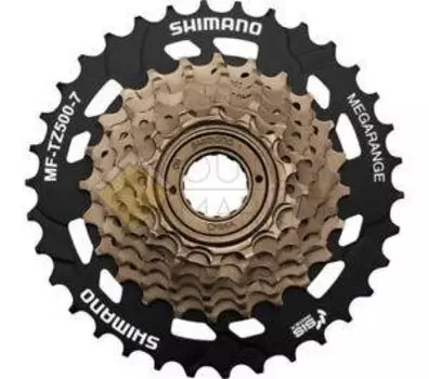 Трещотка велосипедная Shimano Tourney TZ510, 7 скоростей, 14-34T, без упаковки, AMFTZ5107434