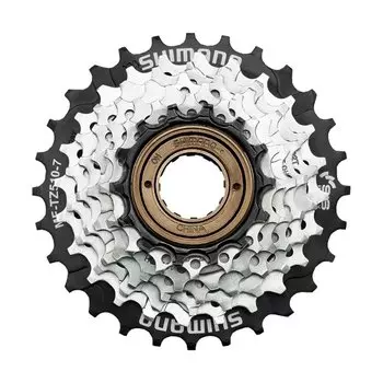 Трещотка велосипедная Shimano Tourney TZ510, 7 скоростей, 14-28, без упаковки, AMFTZ5107428