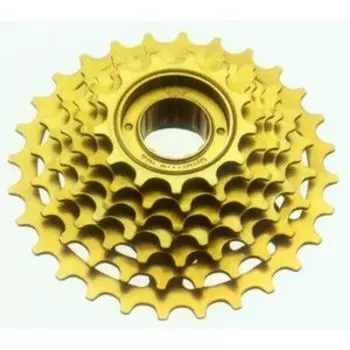 Трещотка велосипедная Tri-DIAMOND, фрикционная, 7 скоростей, 13-28Т, коричневый, FW 7F