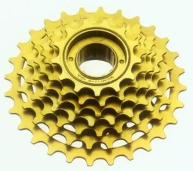 Трещотка велосипедная Tri-DIAMOND, фрикционная, 7 скоростей, 13-28Т, коричневый, FW 7F