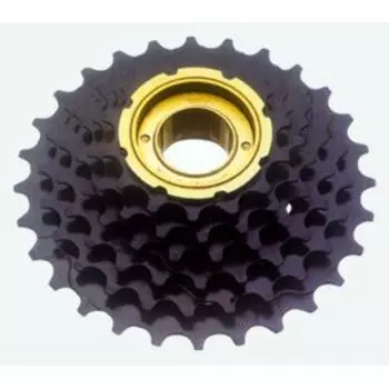 Трещотка велосипедная Tri-DIAMOND, индексная, 6 скоростей, 14-28Т, черный, FW 6SI black