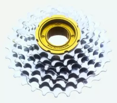 Трещотка велосипедная Tri-DIAMOND, индексная, 6 скоростей, 14-28Т, хром, FW 6SI silver