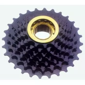 Трещотка велосипедная Tri-DIAMOND, индексная, 7 скоростей, 14-28Т, черный, FW 7SI black