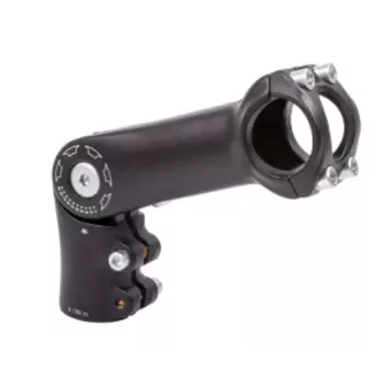 Вынос велосипедный M-WAVE, внешний, регулируемый, 90 мм, д/руля 31,8 мм, алюминий, черный, 5-400319