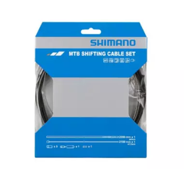 Трос+оплетка SHIMANO SP41, для заднего переключателя, оплетка 2000мм черный, трос1.2X2100мм optis, Y60198092