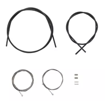 Трос+оплетка велотормоза SHIMANO, Road, оплетка 800мм/1400мм, тросы 1000мм/2050мм, PTFE., с концевиками, Y80098011