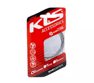 Трос переключения велосипедный KELLY'S, гальванизированный, 1,1 х 2100 мм