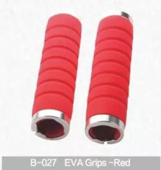 Грипсы велосипедные Kivi, Eva, красный, B-027