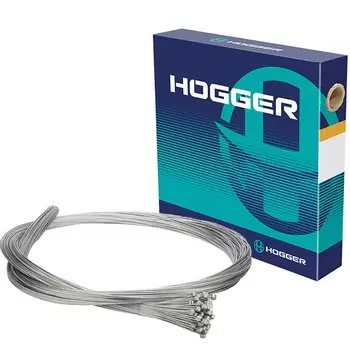 Трос тормоза HOGGER MTB, 1.5 x 2000мм, нержавеющая сталь, полированный, BCHG301E3SS