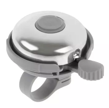 Звонок на велосипед ACME, алюминий/пластик, D=55мм, серебристо-серый, 00-170692