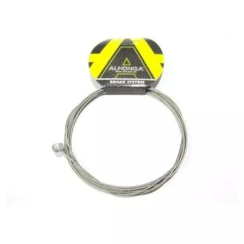 Трос велосипедный Alhonga, 1.2 мм x 2100 мм, 4x4, 100 штук, нержавеющая сталь, серебристый, ALH_4x4_1.2x2100_sl_st