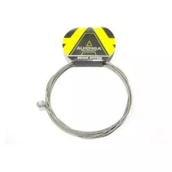 Трос велосипедный Alhonga, сталь, 1.5 мм x 2000 мм, 7x6, 100 штук, ALH_7x6_1.5x2000_steel