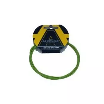 Трос велосипедный Alhonga, Teflon, 1.2 мм x 2100 мм, 4x4, сталь, зелёный, GREEN, ALH_HJ-10506