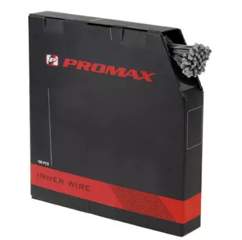 Тросики тормоза PROMAX 2000BG, MTB ниппель 7х6 мм, 1,5х2200 мм, серебристый, 5-372086 (100 шт.)
