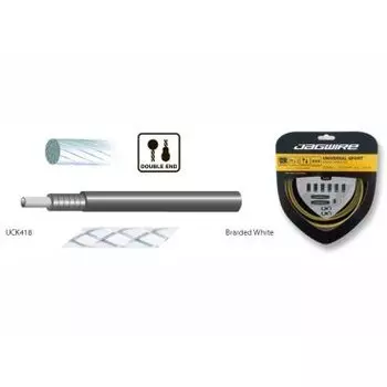 Тросы тормозные с оболочками JAGWIRE Hyper Universal Brake Kit комплект, "плетёный" белый, UCK418