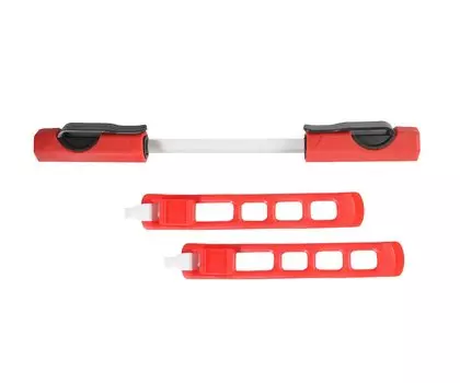 Трубочка велосипедная светящаяся, Vinca Sport Red, 3 режима, длина 230мм, диаметр 12мм,VL 1015