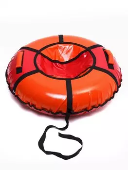 Тюбинг 100 см + камера, верх-пвх, низ-пвх, красно-оранжевый, упаковано в индивидуальную коробку, SA100ROR