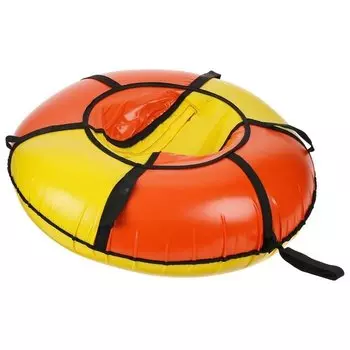 Тюбинг 100 см + камера, верх-пвх, низ-пвх, желто-оранжевый, SA100YOR