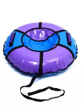 Тюбинг 110 см + камера, верх-пвх, низ-пвх, голубо-сиреневый, упаковано в индивидуальную коробку, SA110BLI