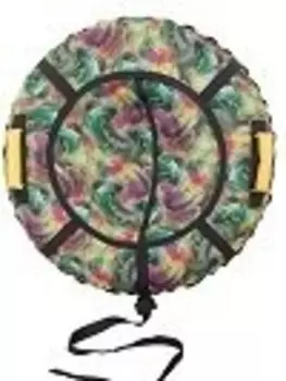 Тюбинг 80 см + камера, верх-оксфорд, низ-пвх, принт "Сияние", упаковано в индивидуальную коробку, SA80SI