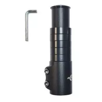 Удлинитель штока вилки ROXTER, алюминий, 1 1/8"x138 мм, блистер, чёрный, SMA-068