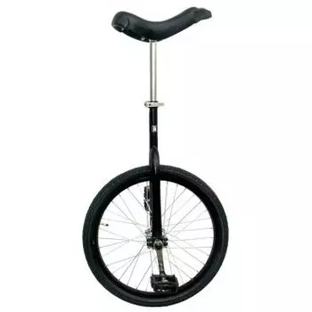 Уницикл 20" алюминий обод 36 спиц рама сталь черный, 5-659322