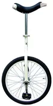 Уницикл 5-659326 20" одноколесный велосипед белый