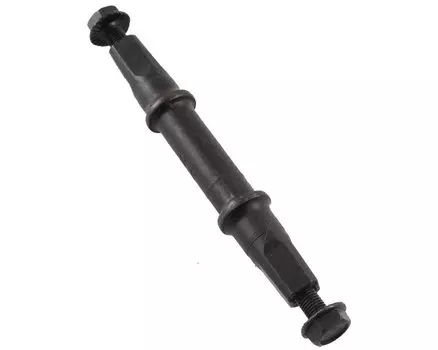 Вал/каретка с гайками TBS, 130мм, для резьбы BSA 68мм (120), черный, 00-170026