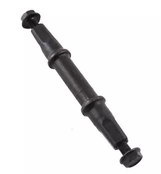 Вал каретки TRIX, под квадрат, 3S, под стакан 68 мм, длина 124.5 мм, с гайками М10х1,25 мм, 3SNTS, BS-TX-N-124x5-BK