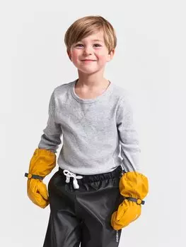 Варежки детские Didriksons PILEGLOVE KIDS, золотисто-желтый, 502976