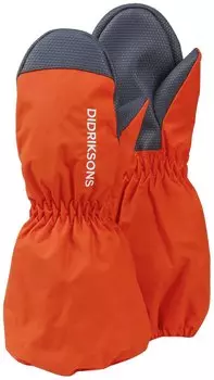 Варежки детские Didriksons SHELL KIDS GLOVE, оранжевый, 502980