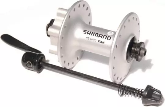 Велосипедная втулка Shimano M475, передняя, 32Н, QR, EHBM475BS