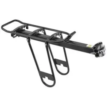 Велобагажник Stels BLF-H3 20-28", регулируемый, алюминий, черный, 010042, LU073589