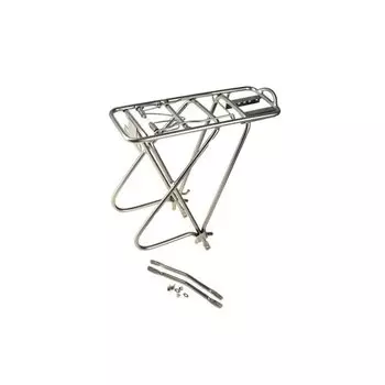 Велобагажник Vinca Sport алюминиевый, сварной, нерегулируемый, 26"-29" серый YL-LA 7010R silver