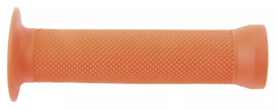 Ручки на руль CLARK`S С83 BMX, резина, 135мм, защита торцевая и от проскальзывания, оранжевые, 3-362