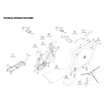 Пластина нижняя для велочехла Scicon Aero Сomfort, SP053105003