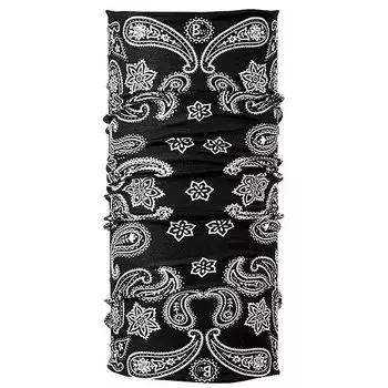 Велобандана BUFF ORIGINAL BUFF CHASMERE BLACK, черная, см: 53cm/62cm, 100407.00