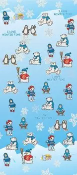 Велобандана BUFF TUBULAR BABY BUFF HELLO WINTER, б/р:one size, 30175