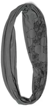 Велобандана BUFF TUBULAR INFINITY BUFF HEXAGON, серая, б/р:one size, 181506.00